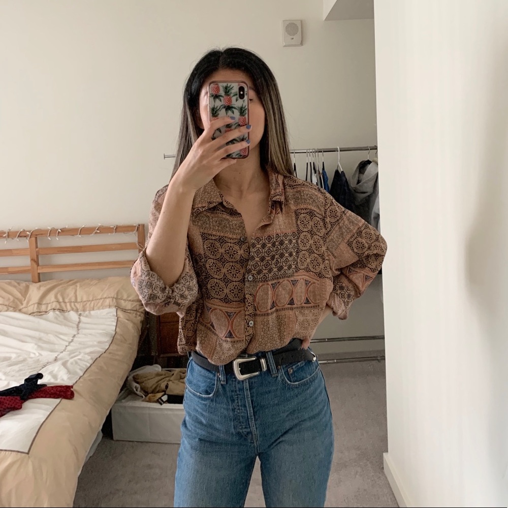 Alfani 100% Silk Blouse - Size 18W